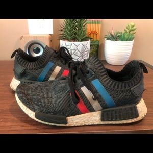 NMD adidas used Tri Color shoes size 8.5M 10.5W